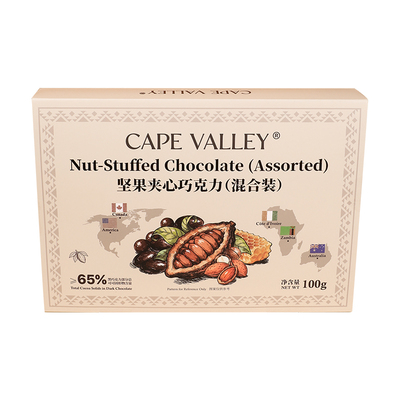 开普山谷无蔗糖纯可可脂黑巧克力