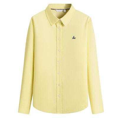 Navigare意大利小帆船灯芯绒长袖衬衫女2026春季新款休闲纯棉上衣