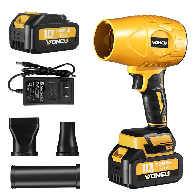 无刷锂电暴风机大功率工业级强力吹风机家用除尘吹叶鼓风机小型