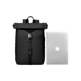 皮尔卡丹男士双肩包电脑背包时尚通勤大容量书包简约旅行背包新款