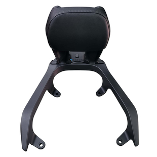 适用新大洲本田NS150XC改装铝合金后靠背无损安装 舒适骑行后腰靠