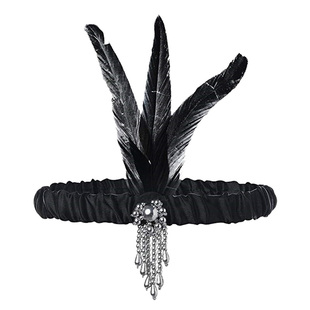 1920年代配饰头带项链手套盖茨比复古发饰单身派对宴会万圣节饰品