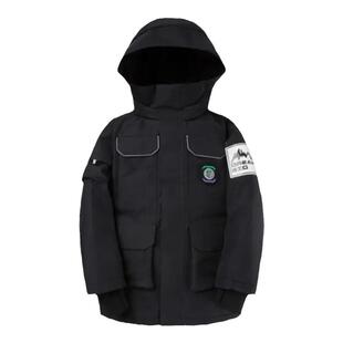 商场同款巴拉巴拉儿童羽绒服男童新款冬季加厚中长款三防极寒外套