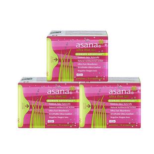 【护垫90片】阿莎娜卫生巾护垫155mm棉柔超薄透气迷你姨妈巾asana