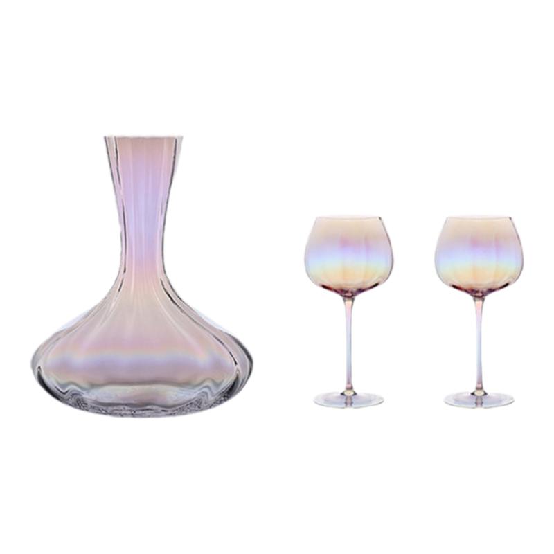 英式七彩红酒杯宴会香槟杯