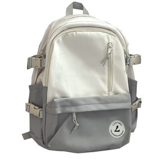 茶话会日系ins风休闲书包 初中高中大学生双肩包女生百搭电脑背包