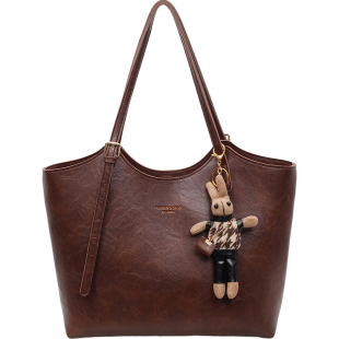 秋冬复古大容量包包女士2026新款时尚洋气单肩包高级感通勤托特包