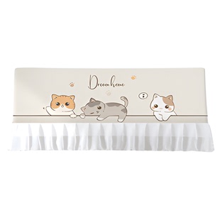 空调挡风帘防直吹开机不取防尘套罩空调挡风板通用遮风帘挂机月子