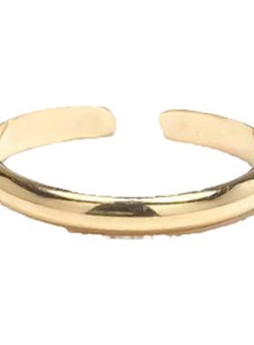 简约精致14K金填充开口环戒指