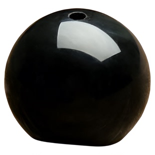 新疆和田玉散珠子羊脂墨玉手串男女手链项链毛衣链diy手工顶珠串