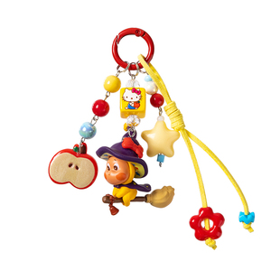 MoMo原创星星人钥匙扣挂件手机挂串diy包包挂饰苹果新年礼物女生