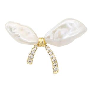 独特蝴蝶结大衣胸针轻奢高级感胸花女款2025新款冬季毛衣别针配饰