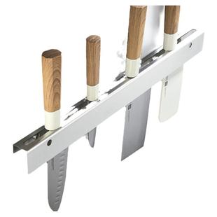 304不锈钢壁挂厨房一体单独菜刀纯刀架酒店饭店商用加厚打孔免钉