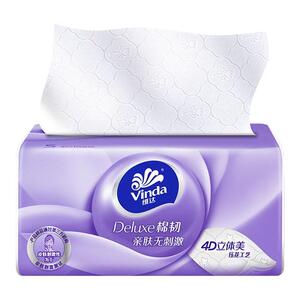 维达抽纸3层100抽面巾纸