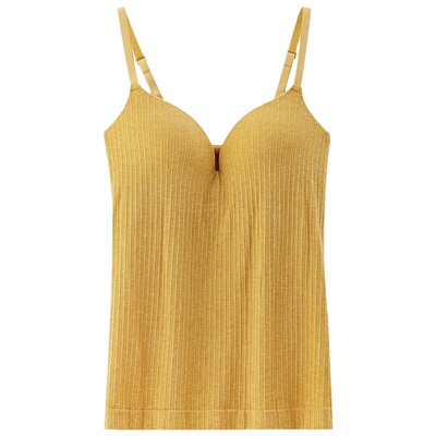 有致保暖背心女带胸垫秋冬内穿无痕自发热贴身打底背心保暖内衣女