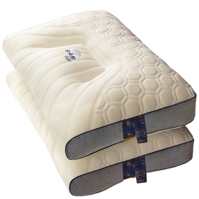 枕头枕芯乳胶护颈椎助睡眠成人天然橡胶记忆侧睡枕家用一对单整头