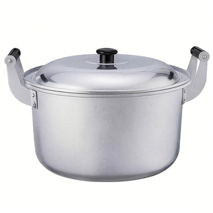 老式铝汤锅新年加厚炖锅家用月子烧水煮饭锅明火燃气灶大容量锑锅