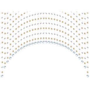水晶帘子珠帘装饰挂帘客厅卧室隔断帘玄关帘卫生间门帘可选免打孔