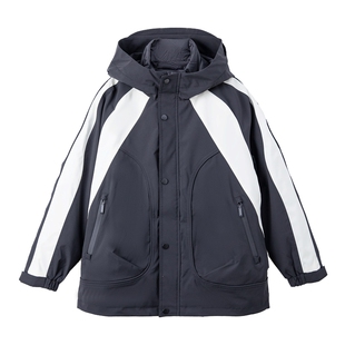 【一衣三穿】ei童装男童三合一羽绒服2025冬装新款防风保暖外套