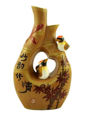 陶瓷工艺品彩陶中式家居客厅摆件