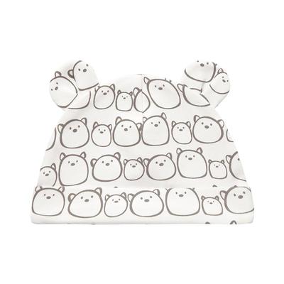 新生儿纯棉胎帽初生春秋帽子