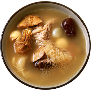 广东冰姨 菌菇类煲汤材料包 竹荪干贝干货食材炖乌鸡汤包料滋补品