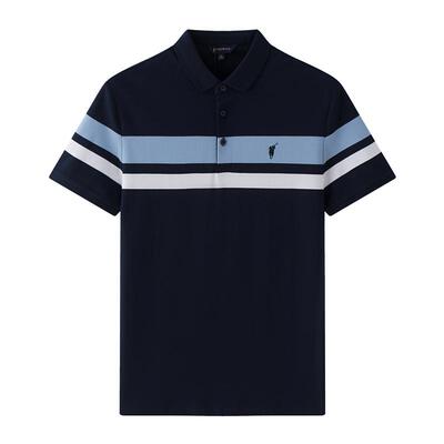 POLOWALK夏季休闲时尚撞色短袖
