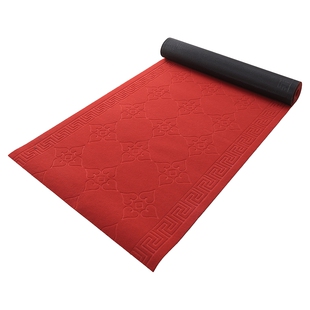 结婚礼过道走廊地毯吸水防滑楼梯踏步垫开业商用进门口迎宾红地毯