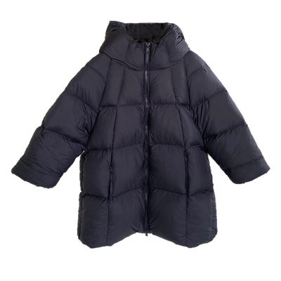 韩版云朵泡芙女童加厚连帽羽绒服