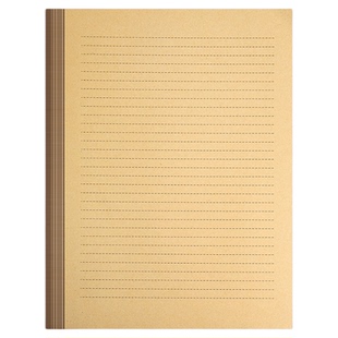 牛皮纸横线信纸信封套装复古文艺ins简约浪漫手写情书古风信签纸a4作文纸稿纸学生用单线b5/a5空白信件书笺纸