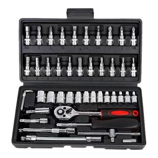 全套汽修组套汽修工具套装棘轮扳手多功能维修家庭装套筒扳手组合