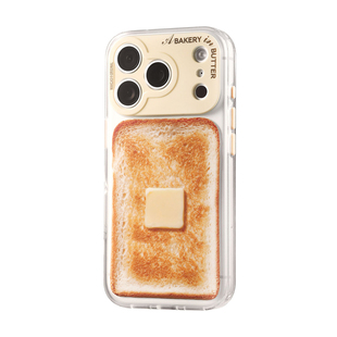 吐司苹果iphone17promax手机壳小众趣味潮原创设计磁吸适用iphone16promax手机壳简约苹果17防摔壳日韩ins风