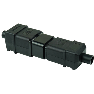 AC电源插座公座横向品字输入16A 250V带耳朵安装螺丝固定孔SS-3A