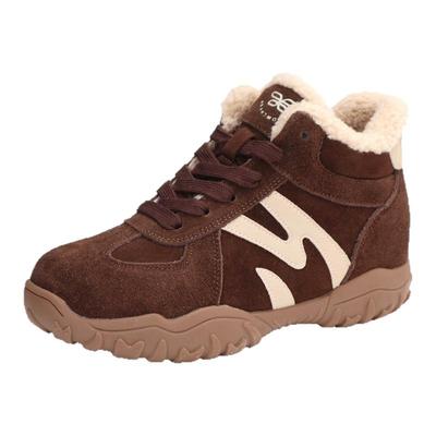 康莉厚底增高加绒保暖德训鞋女鞋