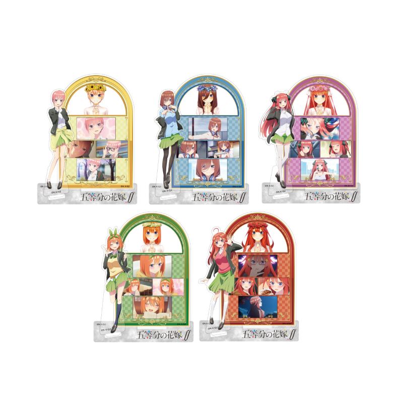 正版五等分的花嫁校服亚克力立牌中野一花二乃三玖四叶五月周边