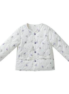 嫚熙童装儿童棉服冬季保暖加厚校服神器女童三防棉袄2025新款外套