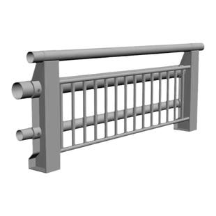 桥梁防撞护栏 河道不锈钢复合管栏杆铝合金护栏定制景观灯光护栏