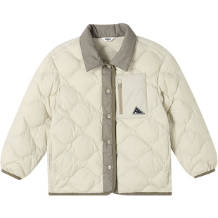 【商场同款】安奈儿童装男童短款羽绒服冬新款三防AB545137