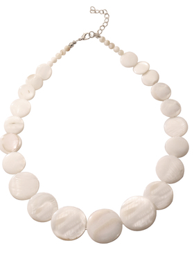 高级天然贝母圆片女度假风气质潮