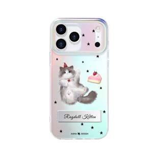 蛋糕布偶适用苹果17Promax手机壳隐藏式一体支架iPhone16Pro保护套Co3全包13pm可爱14防摔ip15新款高级感好看
