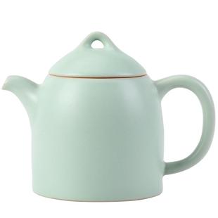寒舍 汝窑泡茶壶陶瓷壶小茶壶家用汝瓷开片功夫茶具秦权茶壶单壶