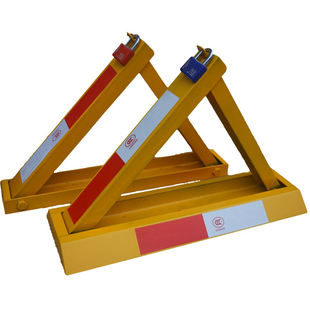 槽钢车位锁地锁加厚防撞地锁防压停车桩汽车停车位固定三角占位锁