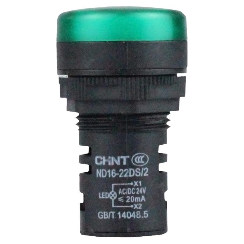 正泰信号指示灯ND16-22DS/2 ND16-22DS/4 AC/DC24V 220V 380V LED