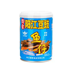 广东阳江豆豉正宗农家鱼仔拌饭下饭菜即食虾仔豆豉酱香辣开胃拌面