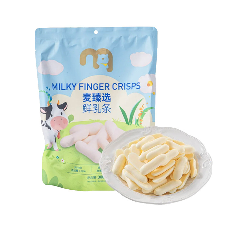 麦德龙代购麦臻选A2β酪蛋白鲜乳条300g高钙高蛋白即食奶条零食
