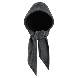 连帽围巾一体女冬季2025新款巴拉克拉法帽保暖毛线帽针织护耳帽子