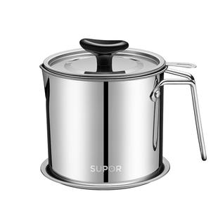 苏泊尔滤油壶不锈钢滤油神器过滤油渣壶漏油网油罐厨房家用沥油瓶