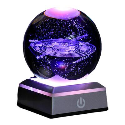 发光星空水晶球生日礼物女生