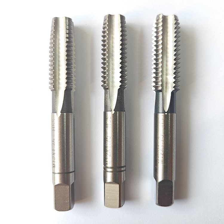 批发高速钢手用丝锥  DIN352 丝锥三件套工具无涂层HSS丝攻德标