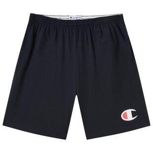Champion短裤男夏季纯棉胶印大C logo纯色运动休闲裤裤子女潮